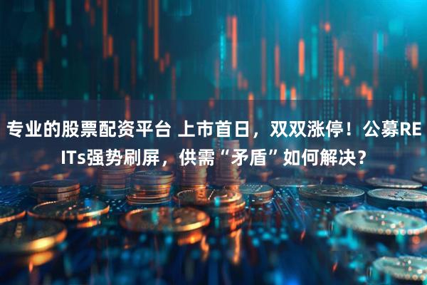 专业的股票配资平台 上市首日，双双涨停！公募REITs强势刷屏，供需“矛盾”如何解决？